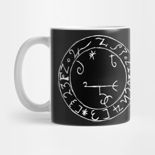 Beelzebub Circle from Grimorium Verum (white) Mug